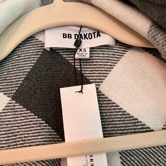 Bb Dakota grey/white shacket NWT retail - Picture 6 of 6